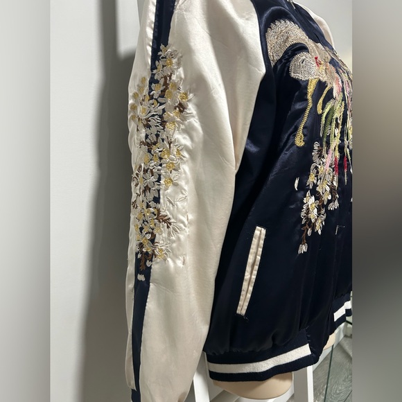 Opening Ceremony reversible Silk Bomber - Picture 3 of 15